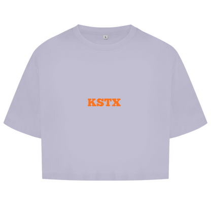 Damen Oversize Crop Top