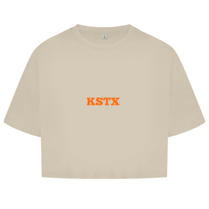 Damen Oversize Crop Top