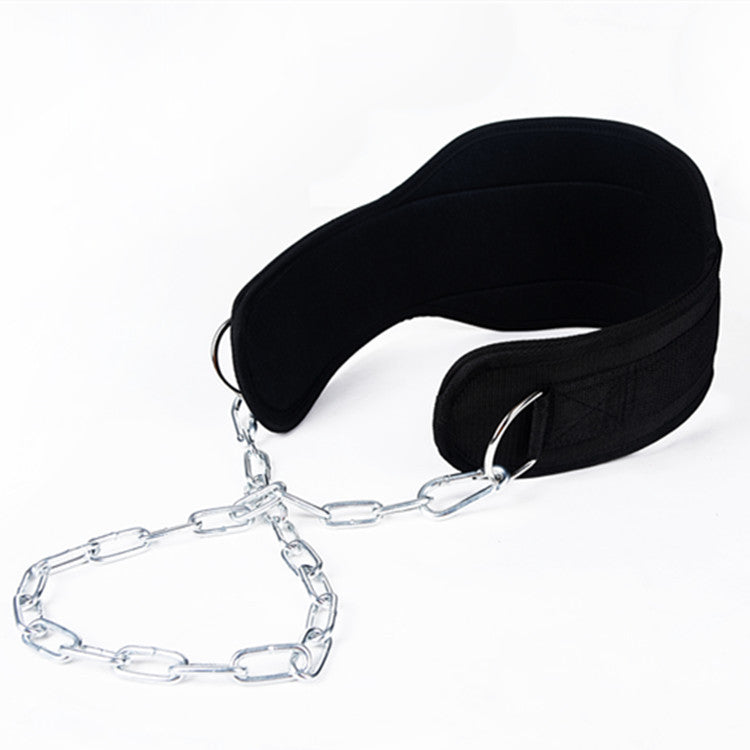 Dip Gürtel mit Kette for weighted dips, strength training, and bodybuilding exercises.
