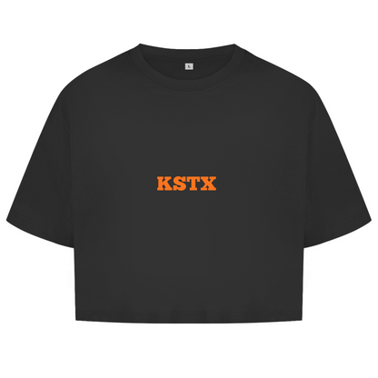 Damen Oversize Crop Top