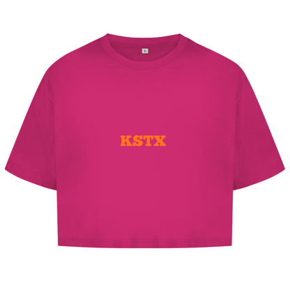 Damen Oversize Crop Top