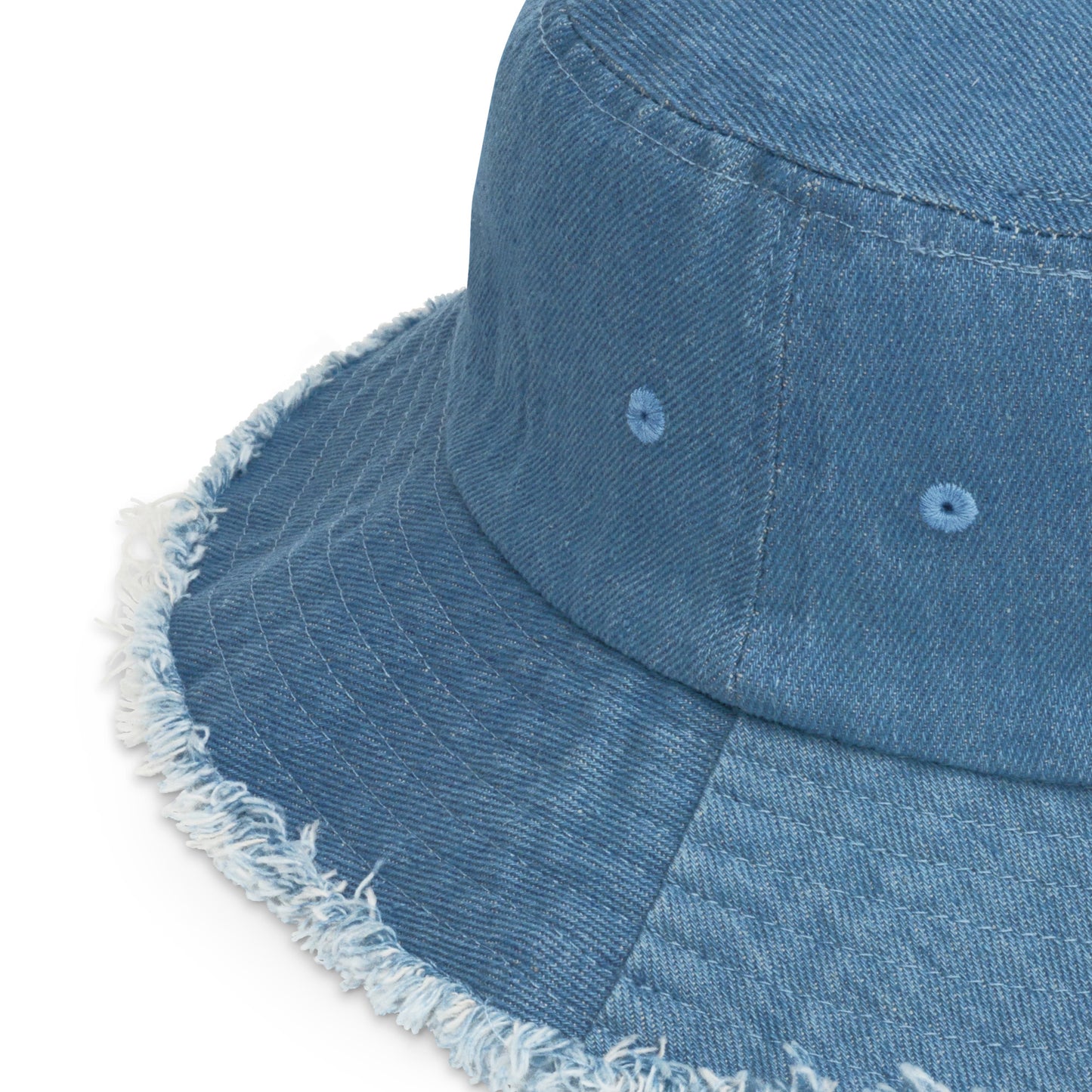 StreetFit denim bucket hat, unisex streetwear style, casual everyday accessory