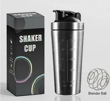 Premium 750 ml stainless steel shaker cup for protein shakes and gym workouts
