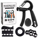 5-teiliges Grifftrainer-Set mit Zähler for improving hand strength, grip endurance, and forearm training.