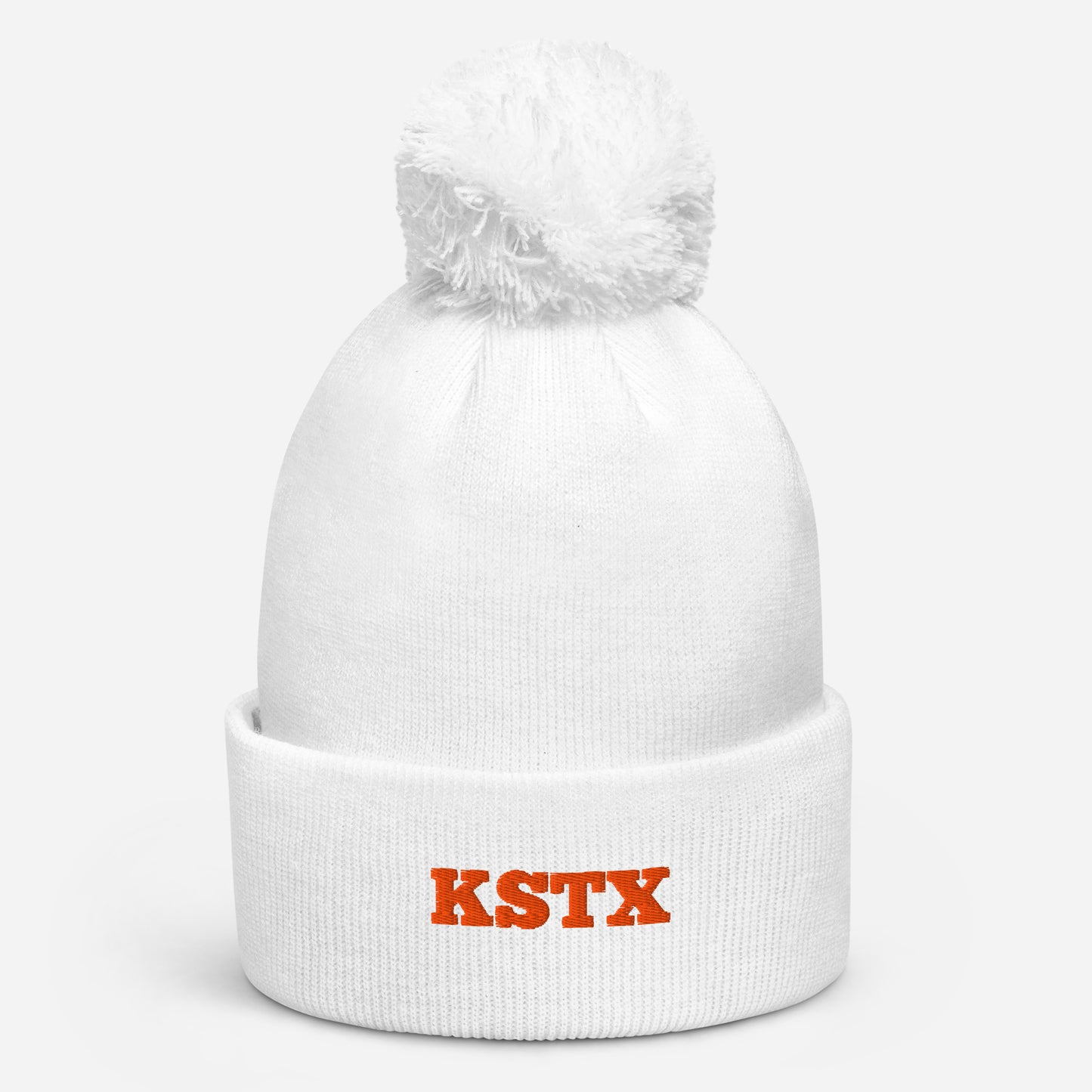 Warm knit pom pom beanie, unisex winter hat with soft comfortable fit