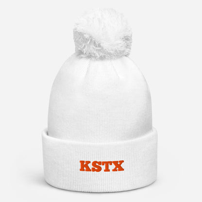 Warm knit pom pom beanie, unisex winter hat with soft comfortable fit