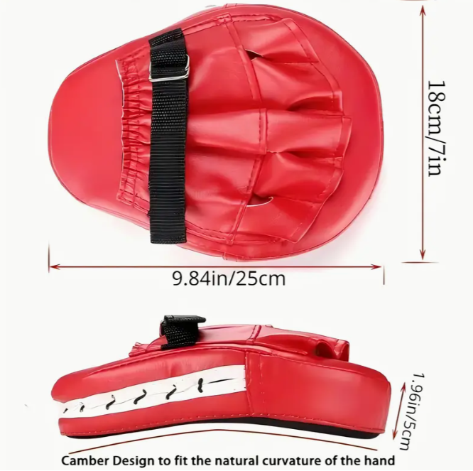 Trainings-Pratzen 2Stk – boxing and martial arts focus pads for punching and kicking training.