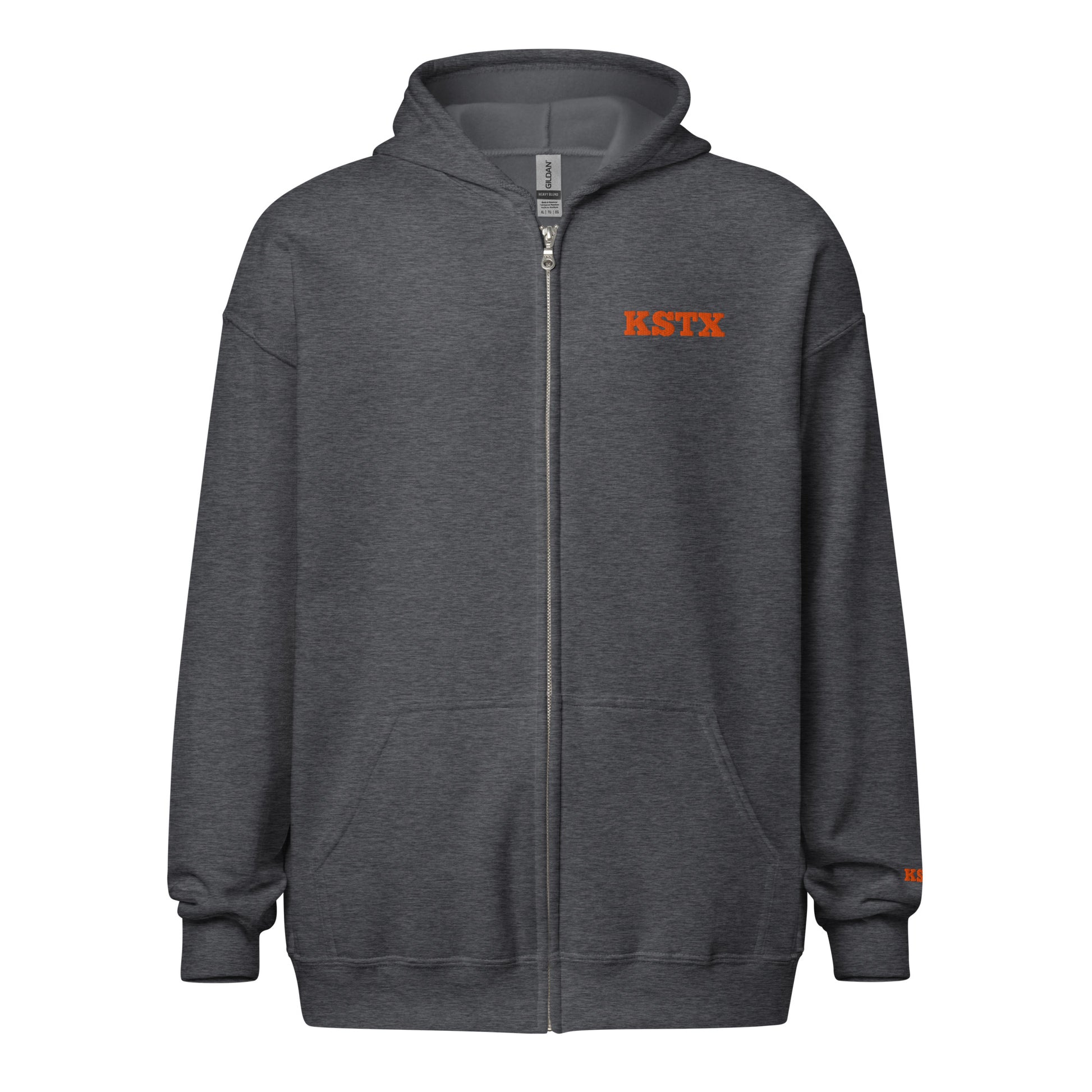 Unisex Heavy-Blend Zip Hoodie for casual wear, warmth, and comfort with full-zip design.