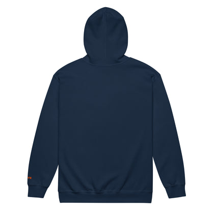 Unisex Heavy-Blend Zip Hoodie for casual wear, warmth, and comfort with full-zip design.