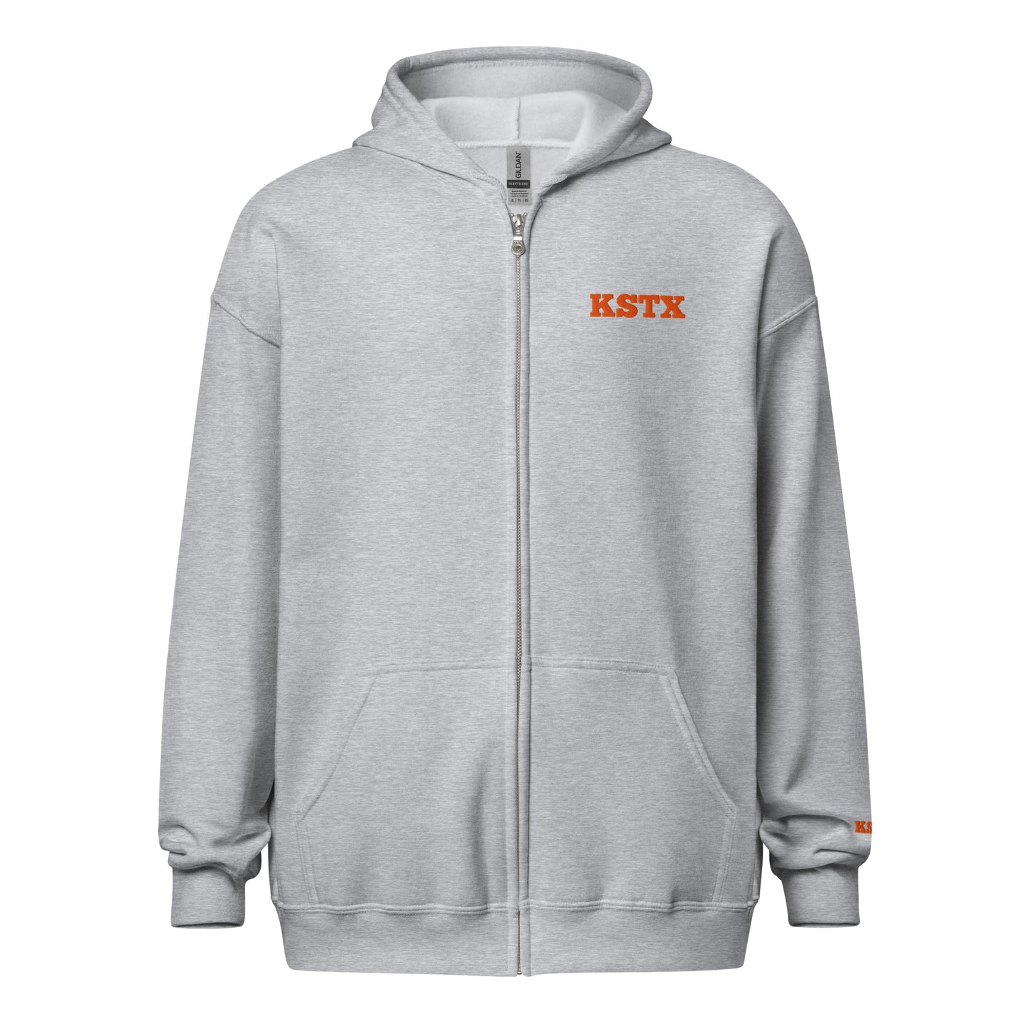 Unisex Heavy-Blend Zip Hoodie for casual wear, warmth, and comfort with full-zip design.