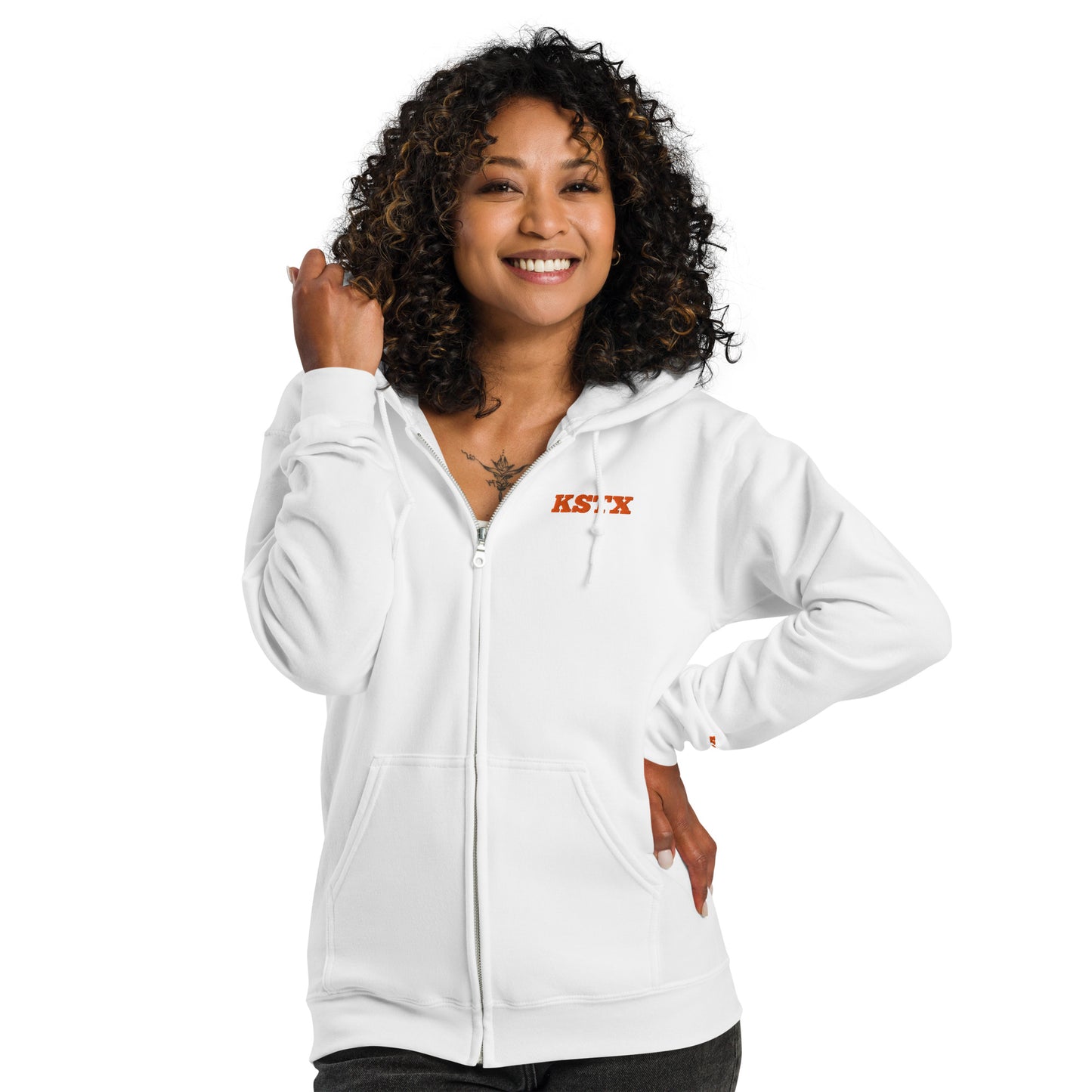 Unisex Heavy-Blend Zip Hoodie for casual wear, warmth, and comfort with full-zip design.