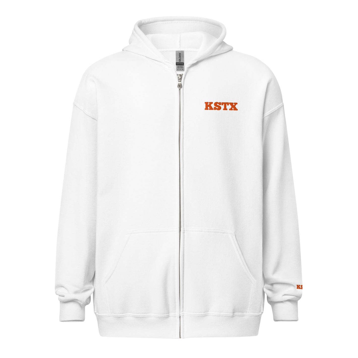 Unisex Heavy-Blend Zip Hoodie for casual wear, warmth, and comfort with full-zip design.